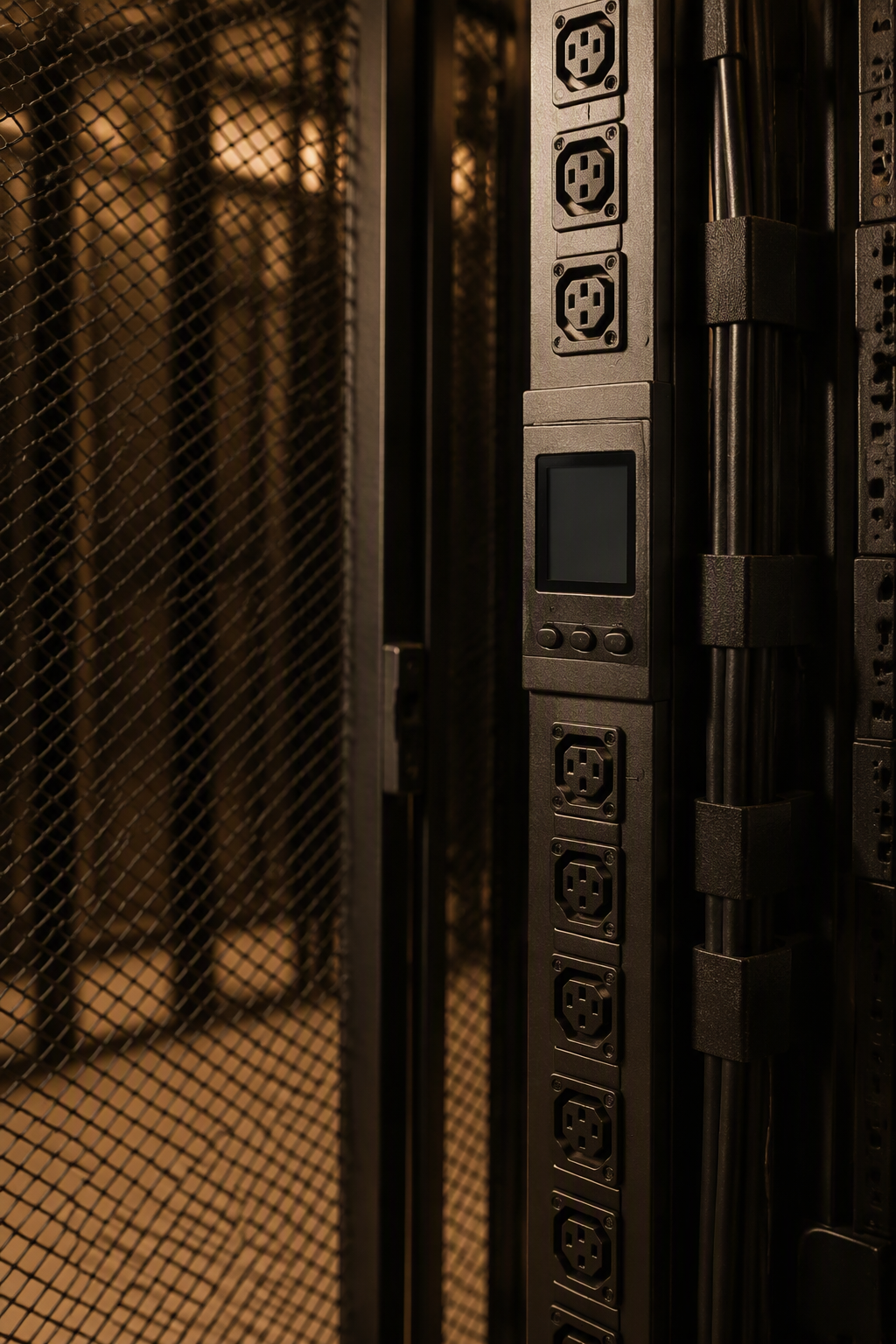 Metered PDU in colocation cage