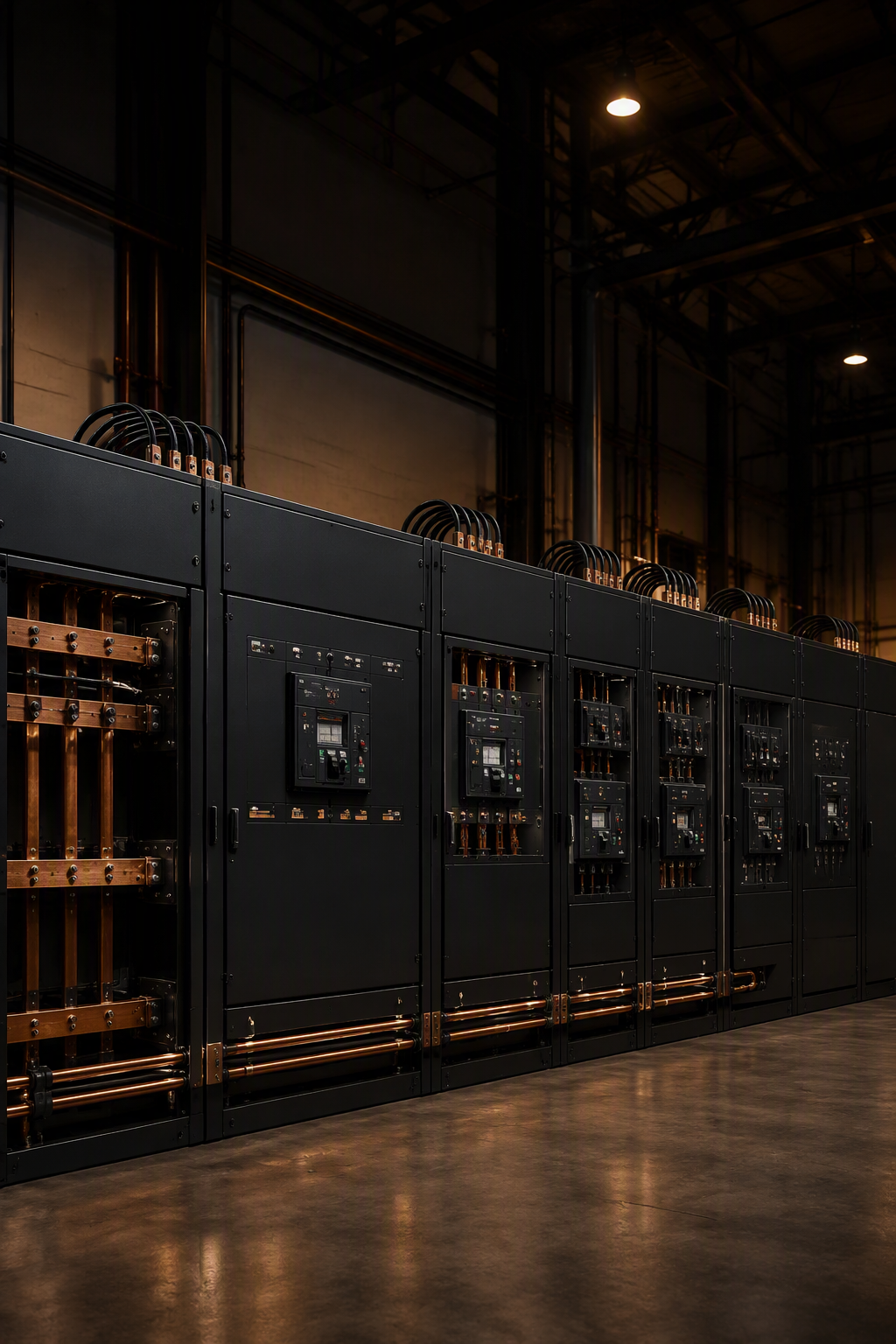 400V switchgear in factory